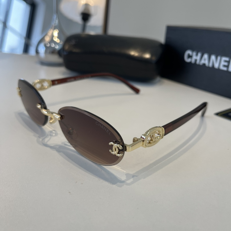 Винтажные солнцезащитные очки Chanel без оправы