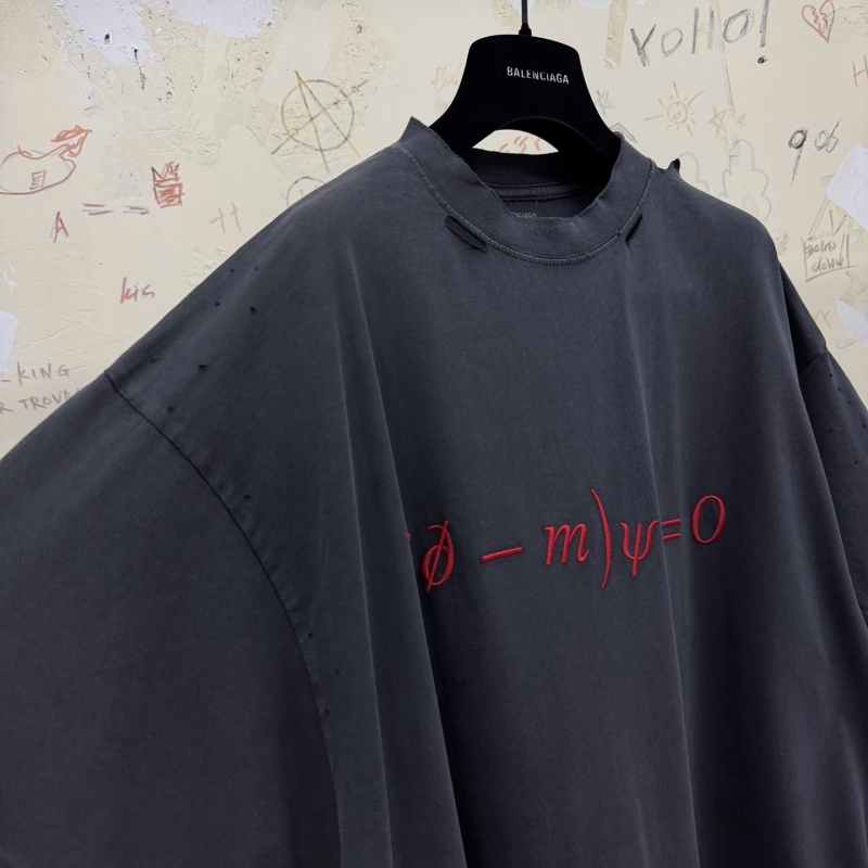 Футболка оверсайз с принтом уравнения Дирака Balenciaga