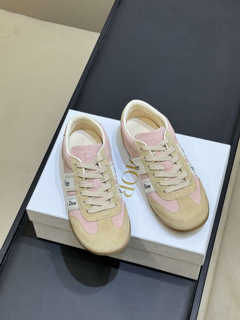 Кроссовки Dior B23 розово-бежевые