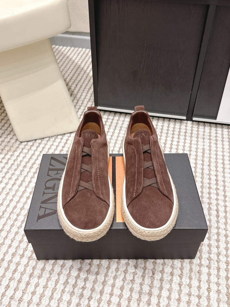 Мужские замшевые кеды ZEGNA Triple Stitch SECONDSKIN