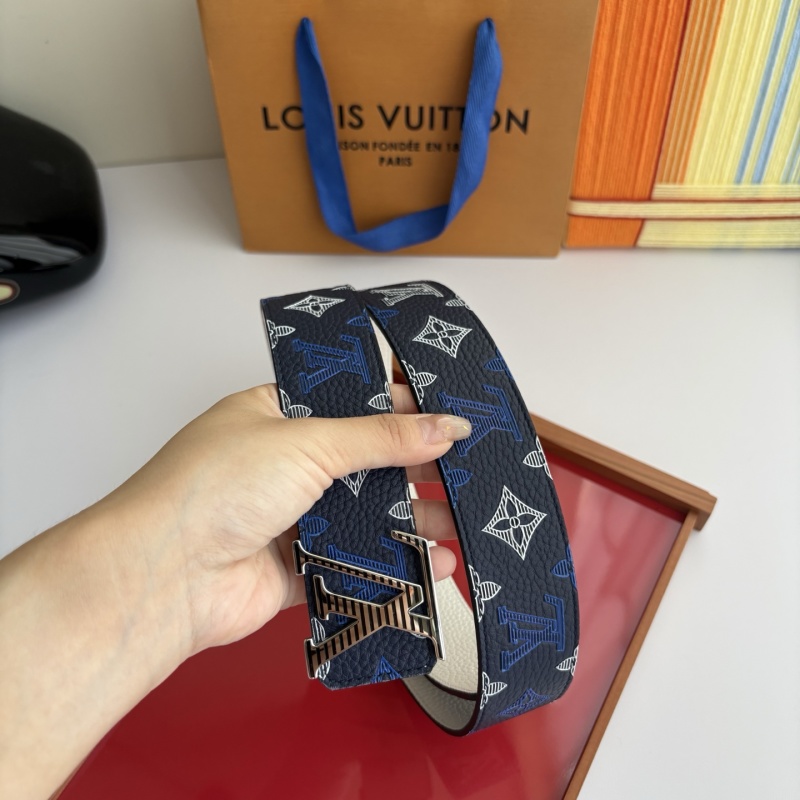 Двусторонний ремень с принтом Louis Vuitton