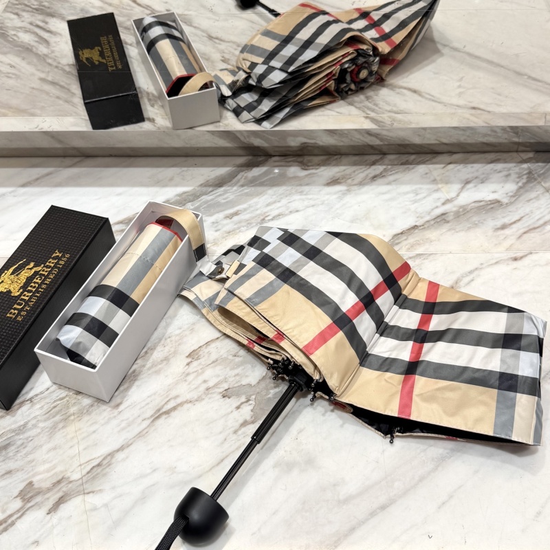 Автоматический складной зонт с УФ-защитой Burberry классическая клетка