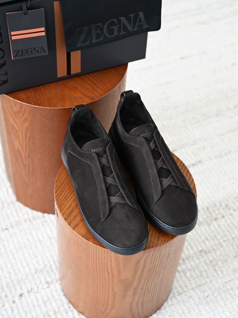 Мужские замшевые слипоны Zegna ZE2441-5