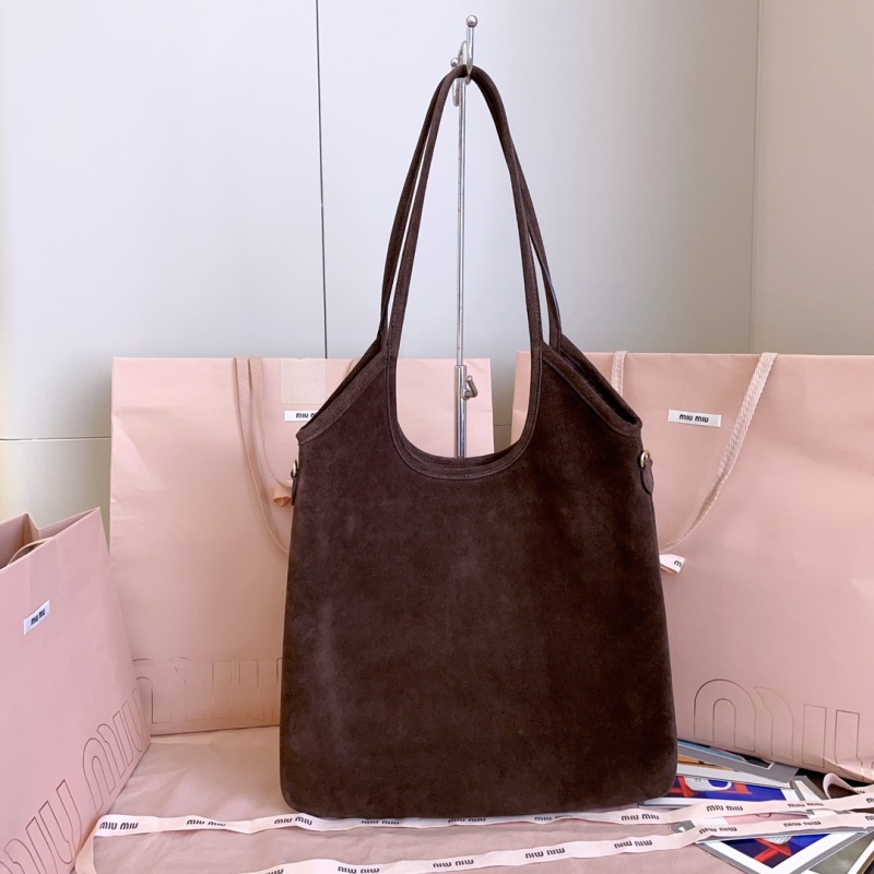 Сумка Miu Miu коричневая из замши