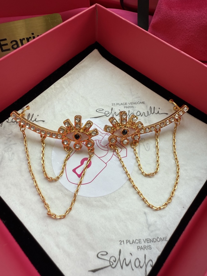 Серьги с глазом-змеей Schiaparelli