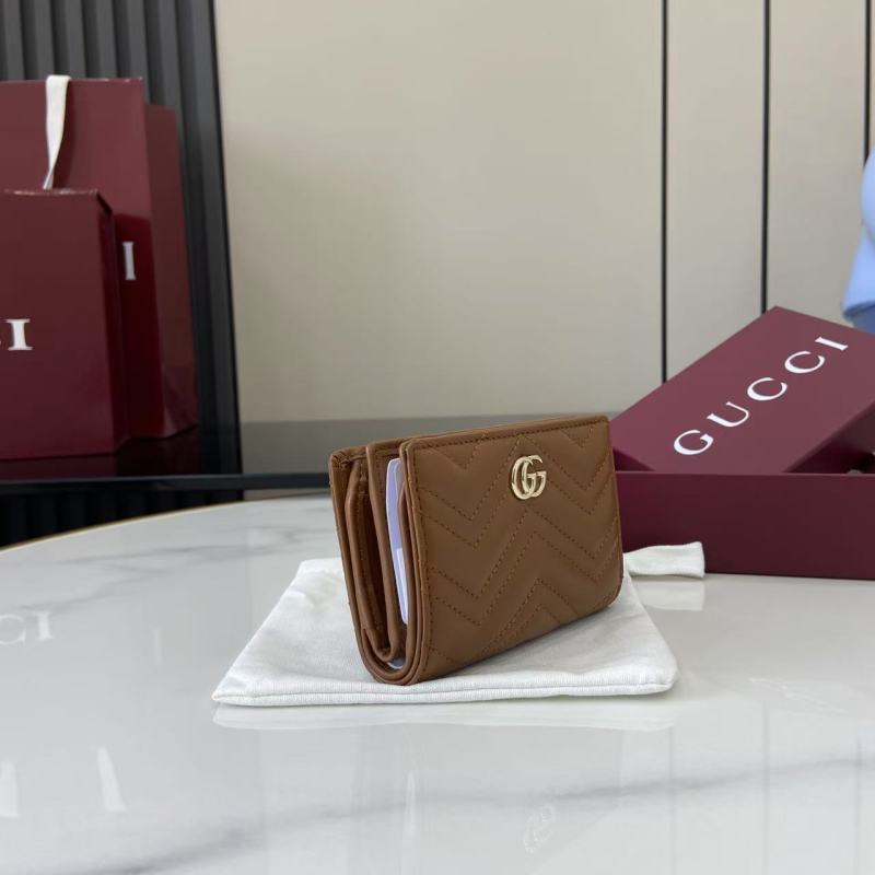 Портмоне Gucci GG Marmont коричневое