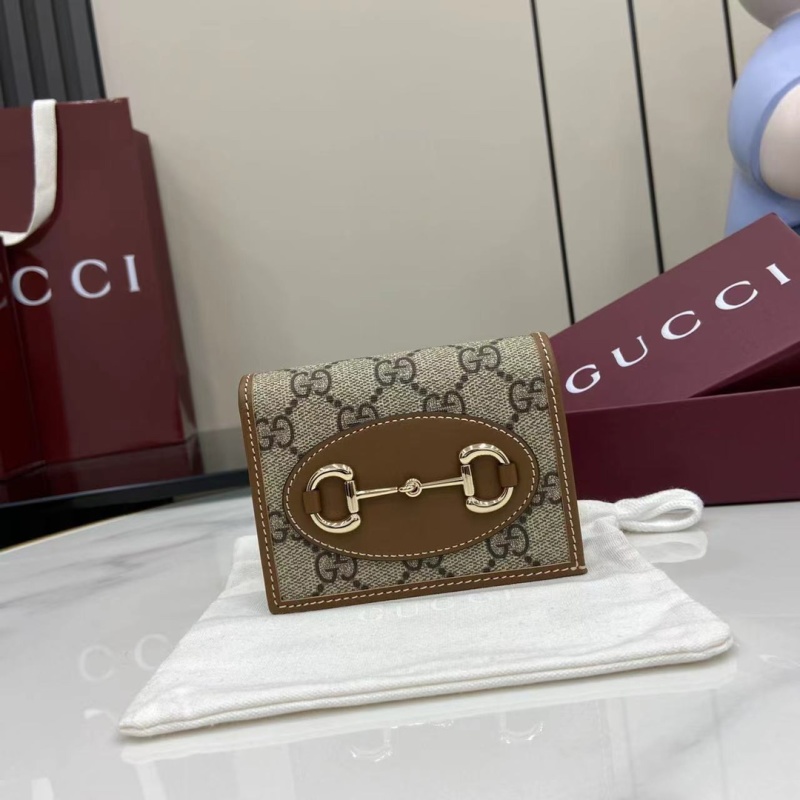 Портмоне Gucci с принтом GG и фурнитурой
