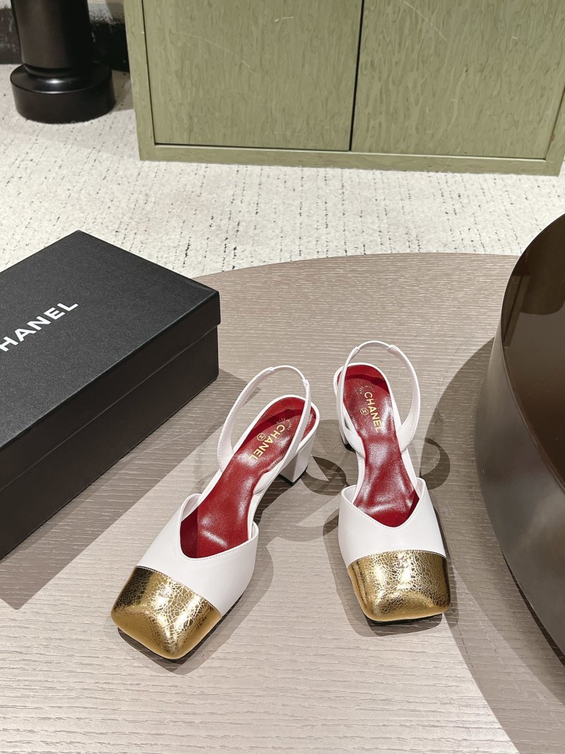 Босоножки женские на платформе с ремешком Chanel