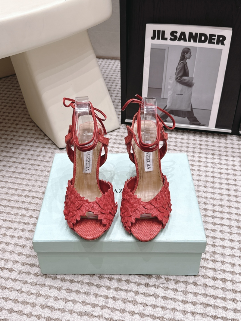 Aquazzura Плетеные босоножки с открытым носом