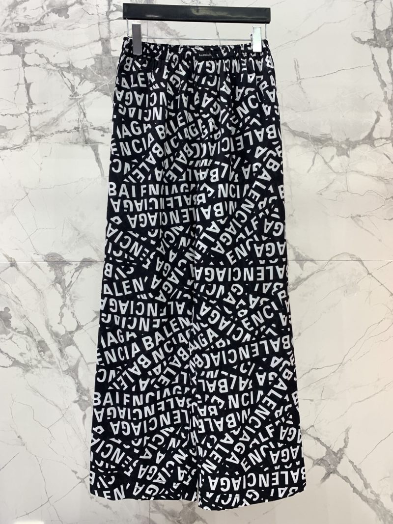 Брюки с принтом Balenciaga