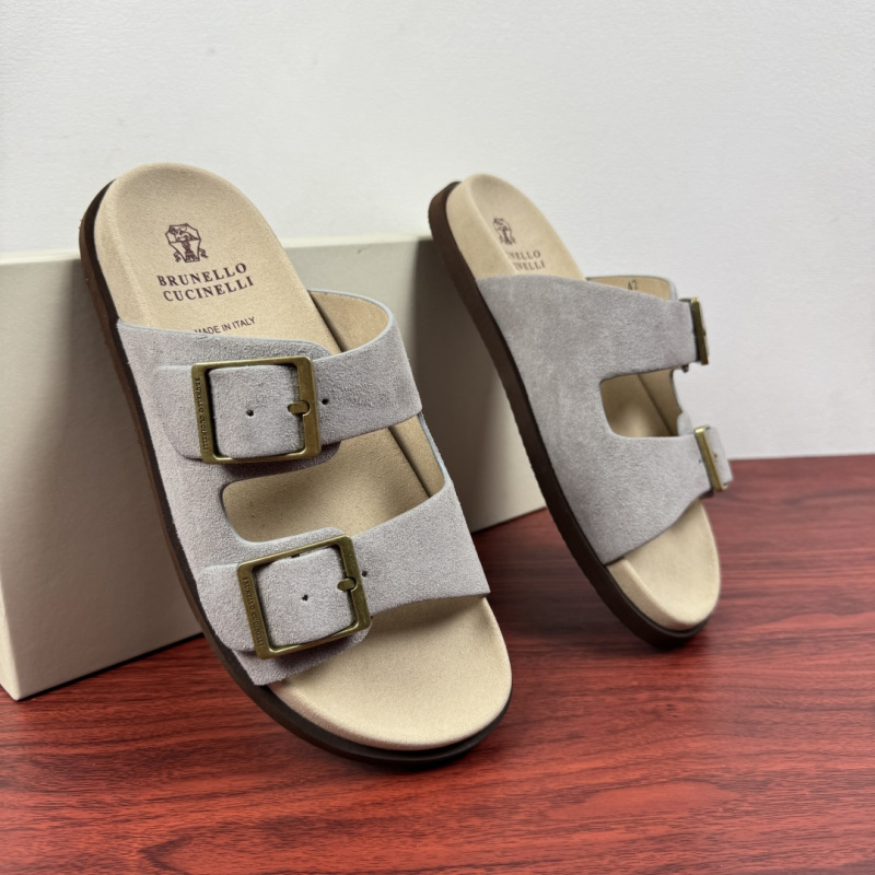 Мужские шлёпанцы Brunello Cucinelli