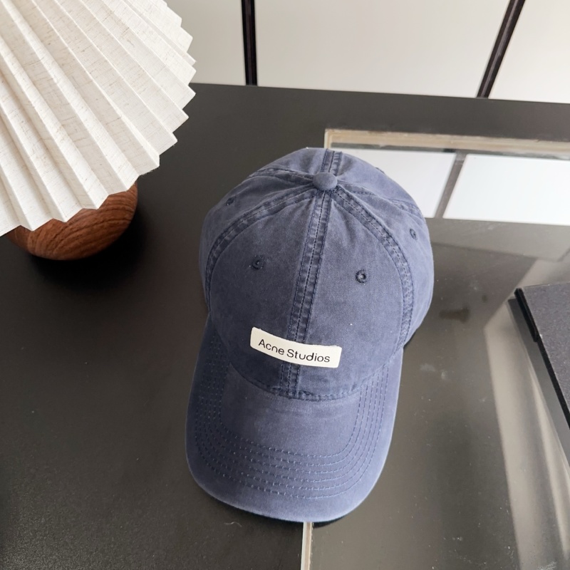 Бейсболка синяя с логотипом Acne Studios
