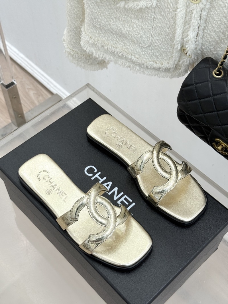 Платформенные сандалии с переплетением Chanel