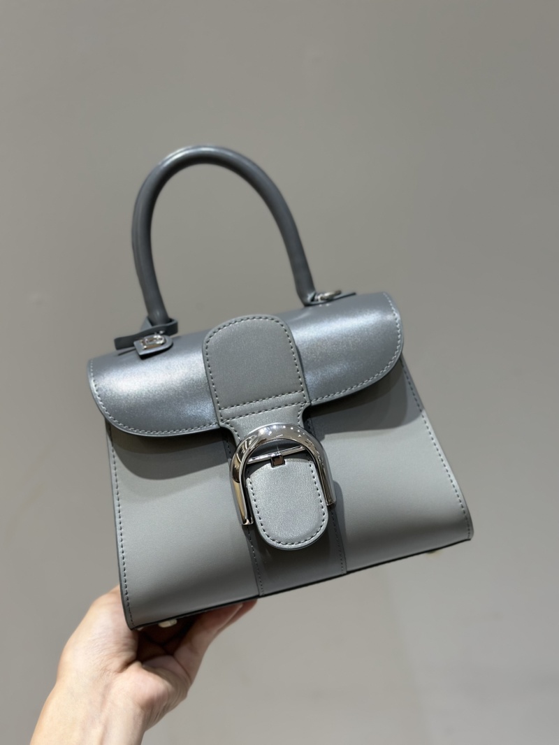 Сумка серая стиль Delvaux Brilliant
