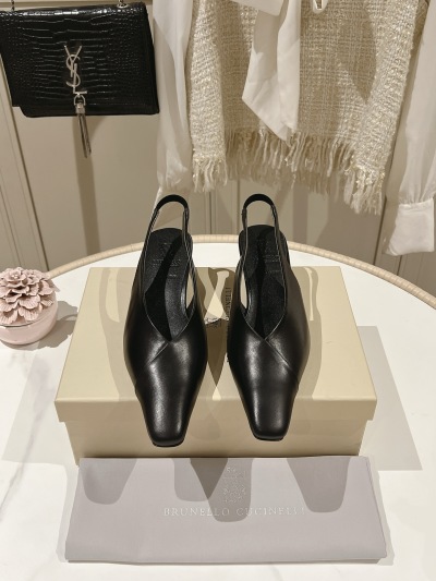 Балетки Brunello Cucinelli из натуральной кожи