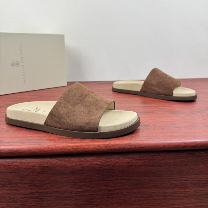 Мужские шлёпанцы Brunello Cucinelli