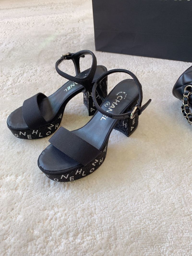 Босоножки женские на платформе Chanel