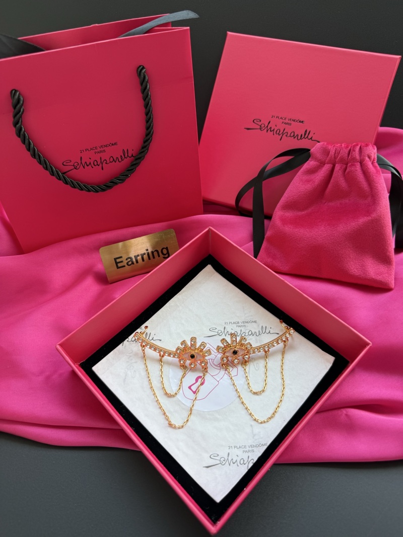 Серьги с глазом-змеей Schiaparelli