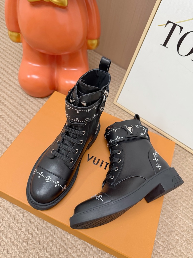 Женские ботинки LV с декором Louis Vuitton