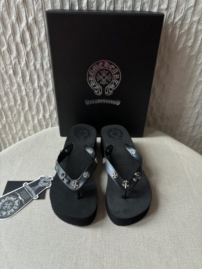 Женские сандалии Chrome Hearts на высокой платформе