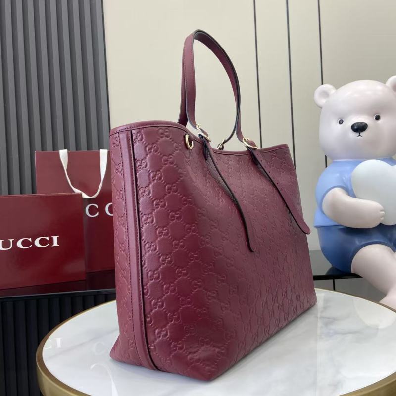 Сумка-тоут Gucci бордовая