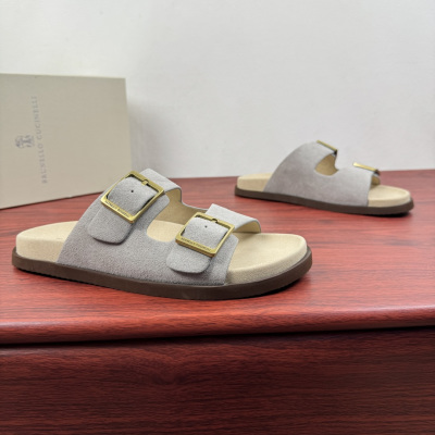 Мужские шлёпанцы Brunello Cucinelli
