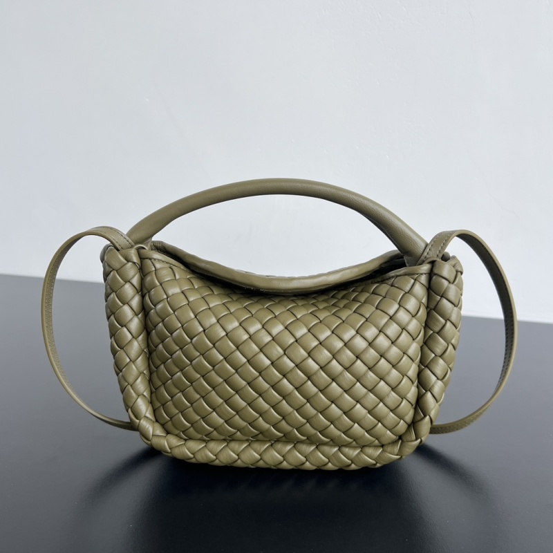 Мини-сумка из плетеной кожи с ручками Bottega Veneta