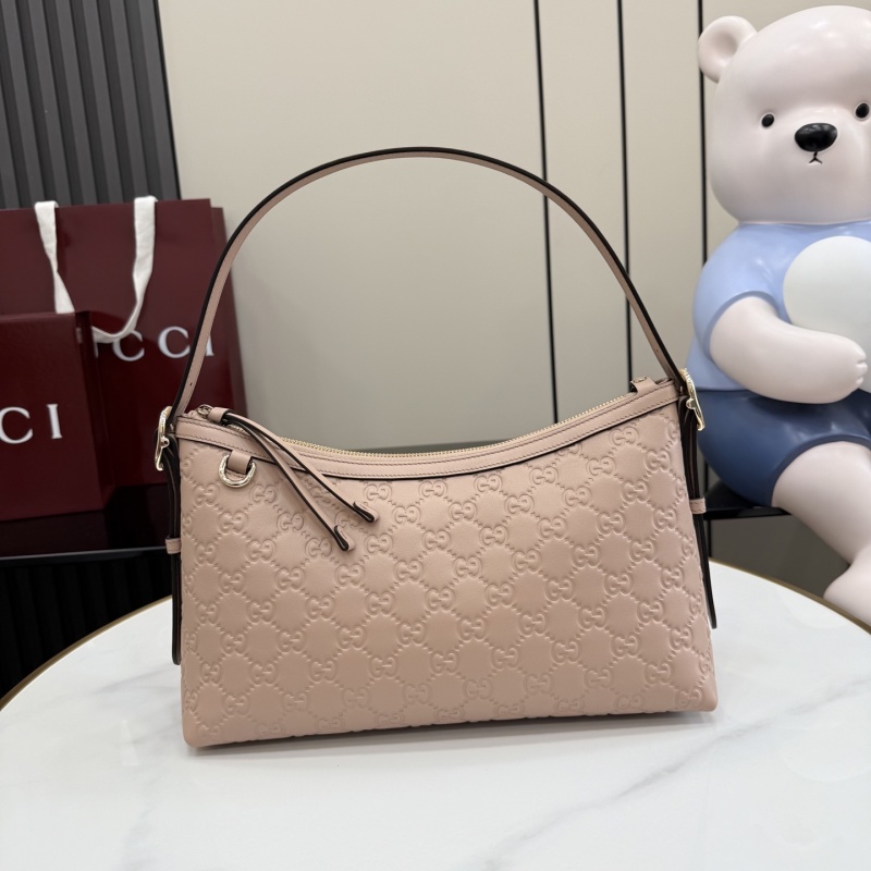 Сумка Gucci бежевая с тиснением