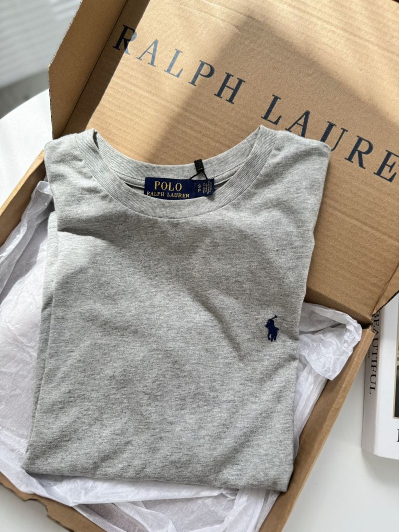 Футболка Polo Ralph Lauren женская серая