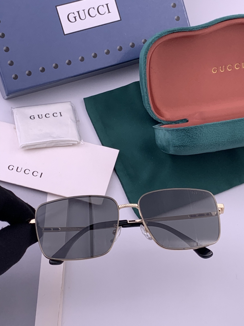 Солнцезащитные очки мужские квадратные поляризованные Gucci
