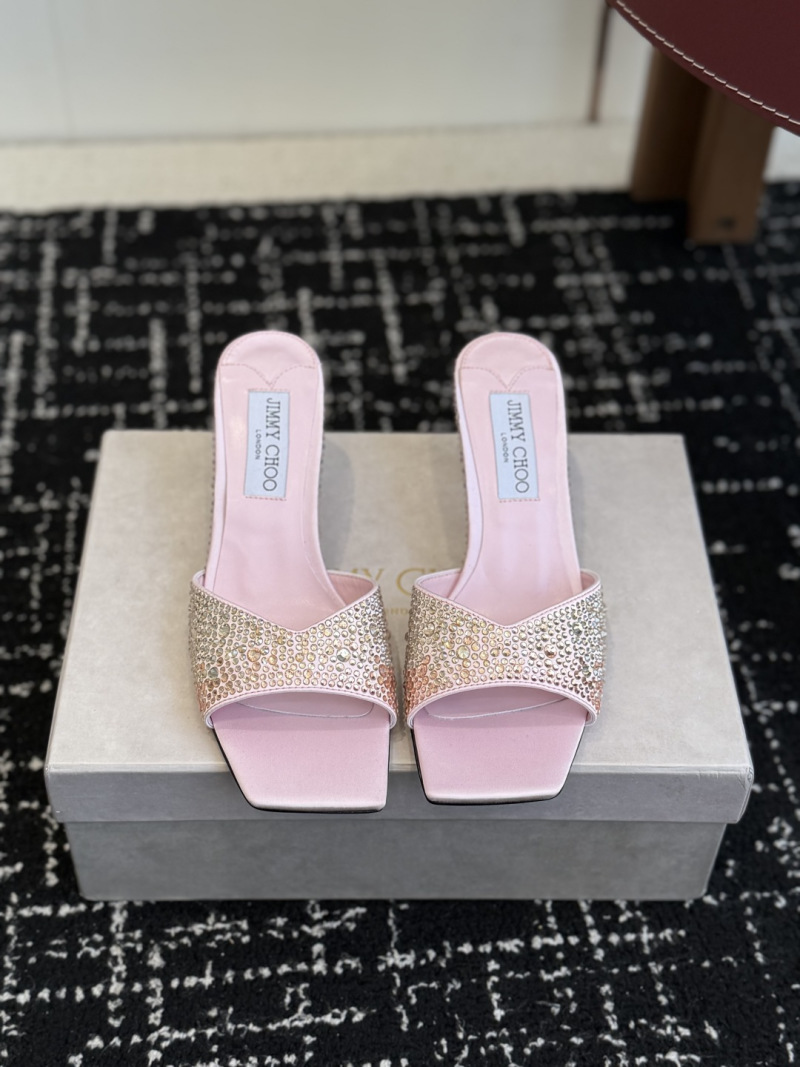 Мюли Jimmy Choo женские розовые