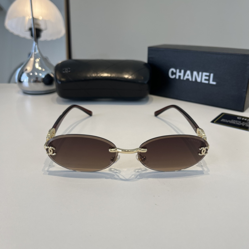 Винтажные солнцезащитные очки Chanel без оправы