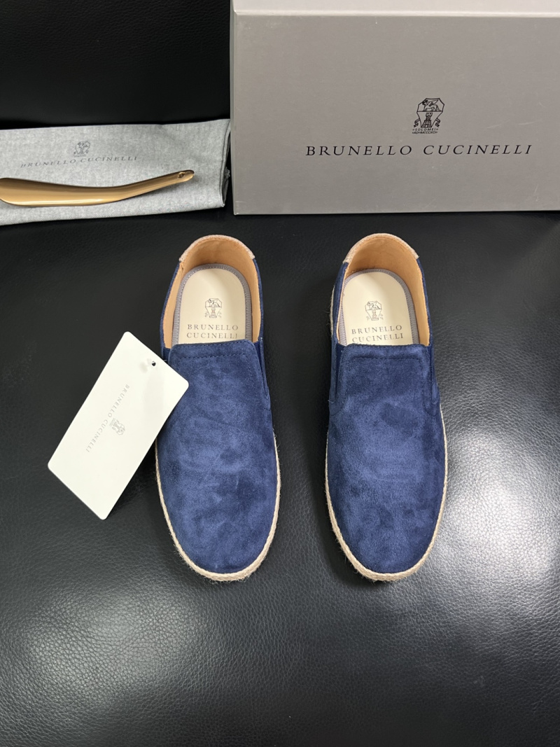 Слипоны Brunello Cucinelli синие