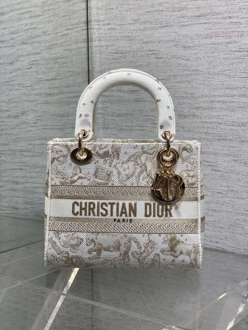 Сумка Dior Lady Dior с принтом