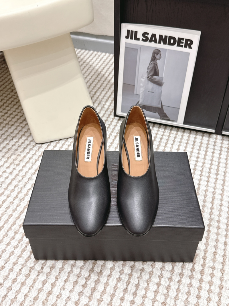 Женские туфли Jil Sander, черные, 8 см