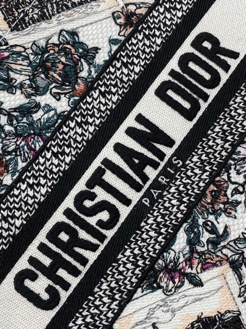 Сумка-тоут Christian Dior с цветочным принтом