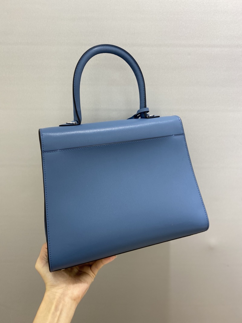 Сумка Delvaux Brillant голубая женская