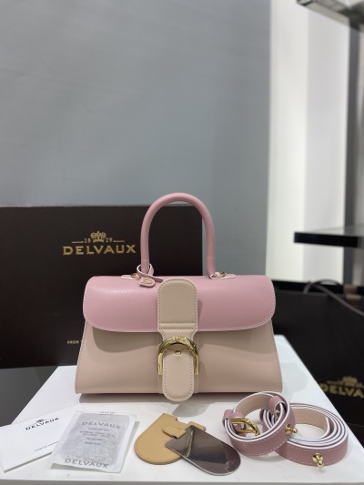 Сумка Delvaux розовая двухцветная
