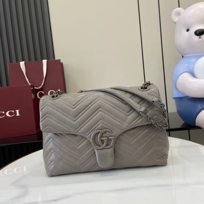 Сумка Gucci GG Marmont серая