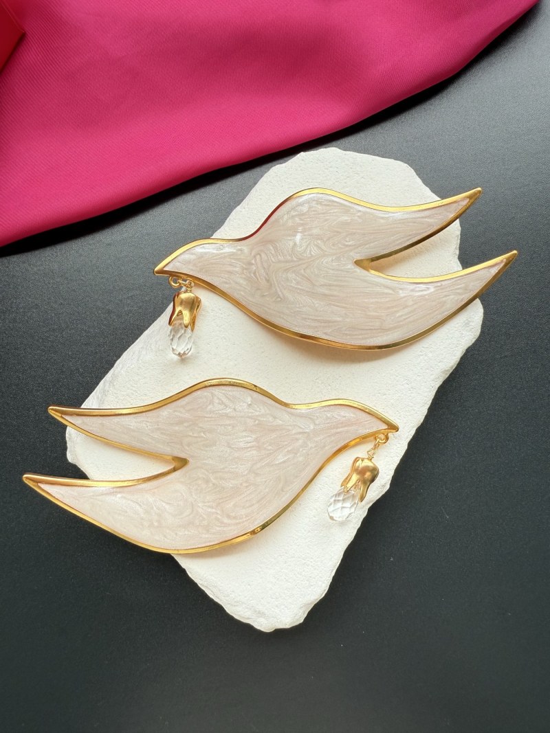 Серьги в виде птиц Schiaparelli