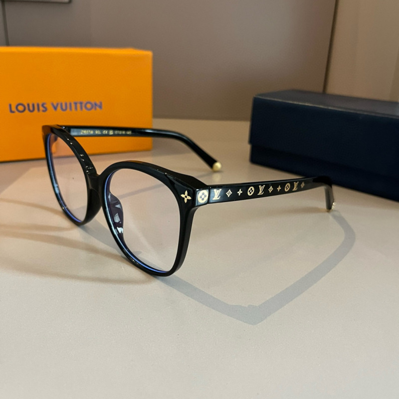 Очки Louis Vuitton черные с монограммой