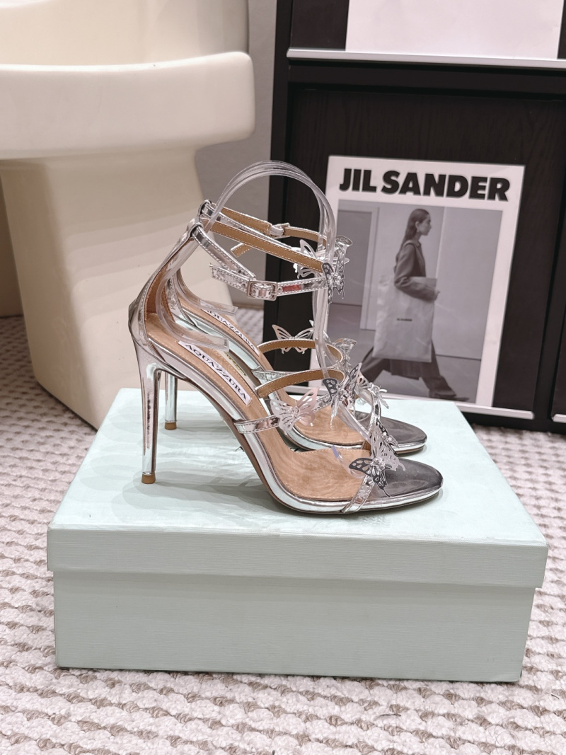 Женские босоножки Aquazzura с декором в виде бабочки