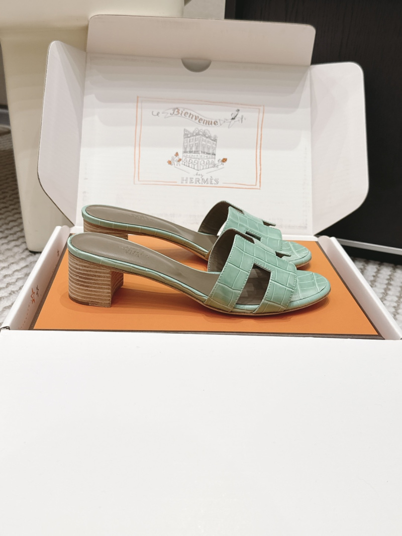 Женские кожаные сандалии Hermes H-образная форма Hermès