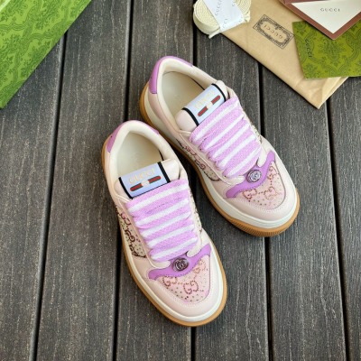 Женские кроссовки Gucci модель P430 с утолщенной подошвой
