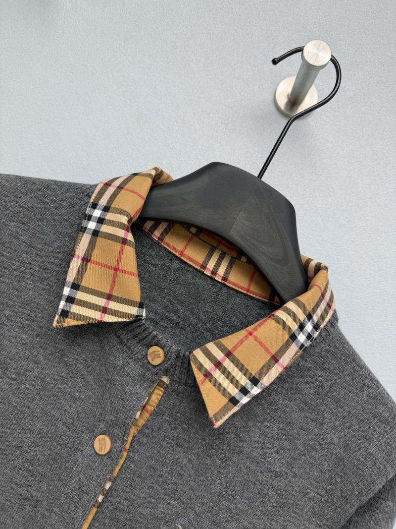 Кардиган Burberry с клетчатым воротником