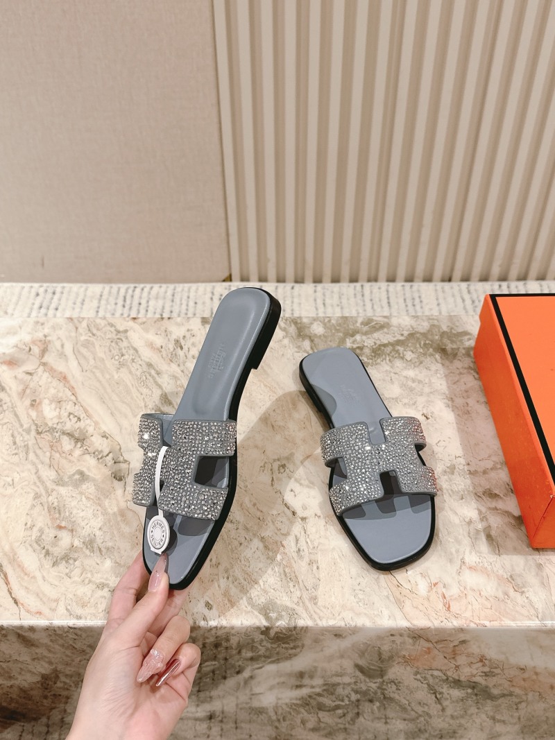 Женские туфли с кристаллами Hermès