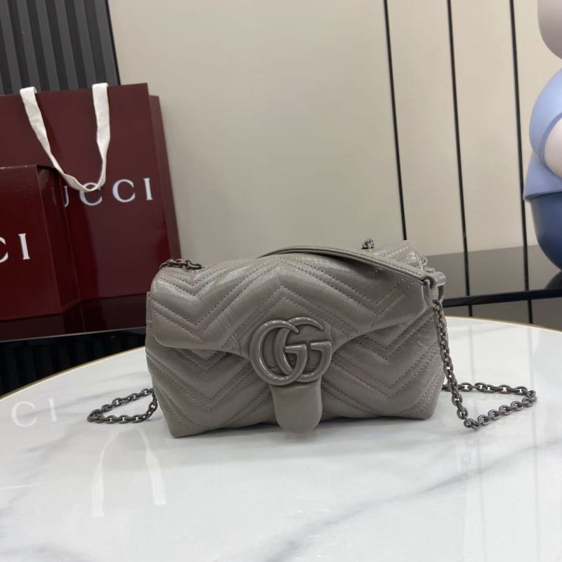 Сумка Gucci GG Marmont серая
