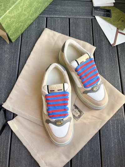 Женские кроссовки Gucci с утолщенной подошвой