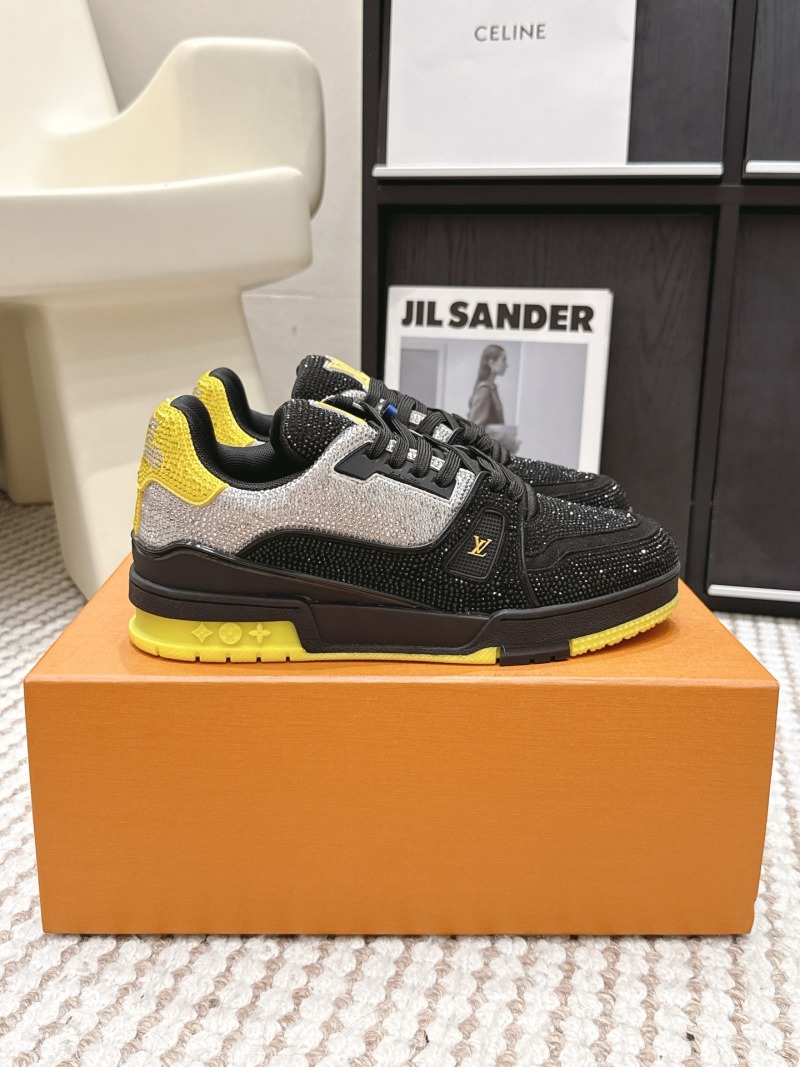 Кроссовки Trainer Louis Vuitton чёрные