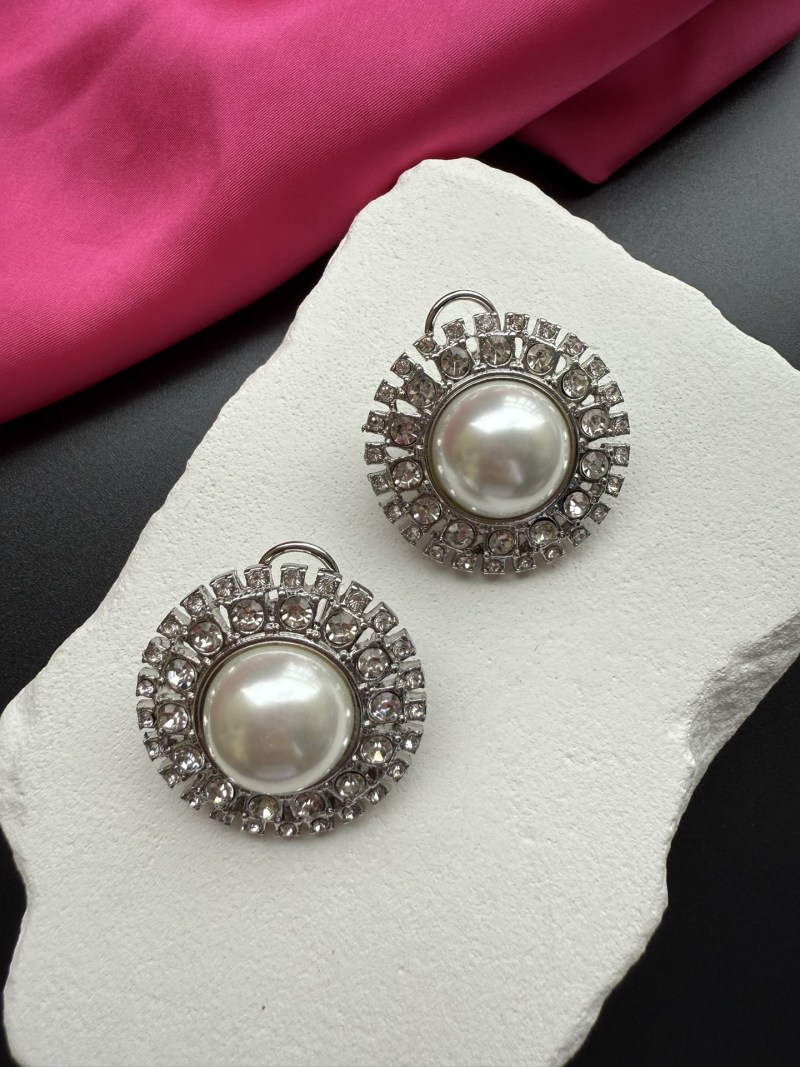 Серьги Schiaparelli с жемчугом и кристаллами